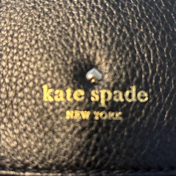Kate spade large black leather bag - Picture 3 of 5
